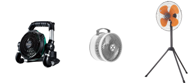 コードレスファン・ポータブルファン・工業用扇風機