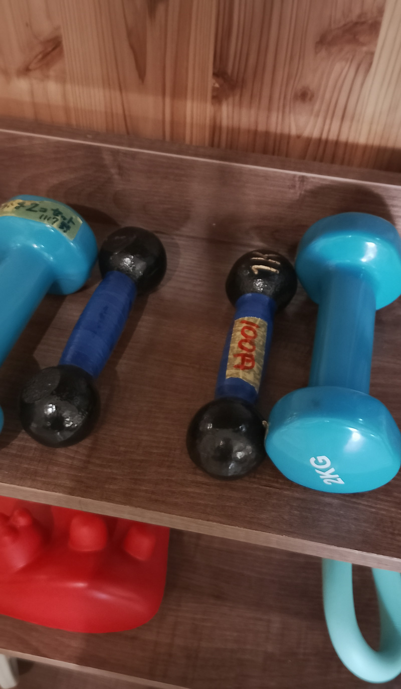 ミニダンベルの写真